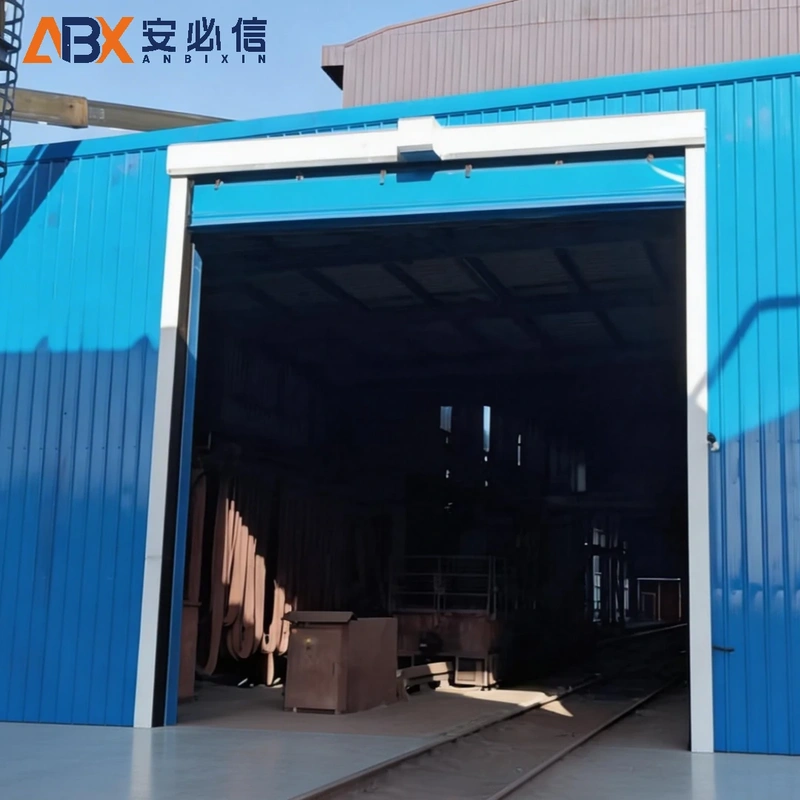 济南PVC堆积门